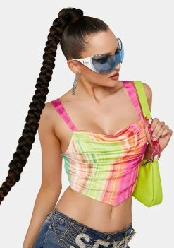 AFRM Spring Wave Vana Crop Top Tank Crop Top