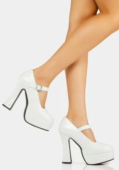 Ellie Shoes Heavenly Vamp Tramp Platform Heels