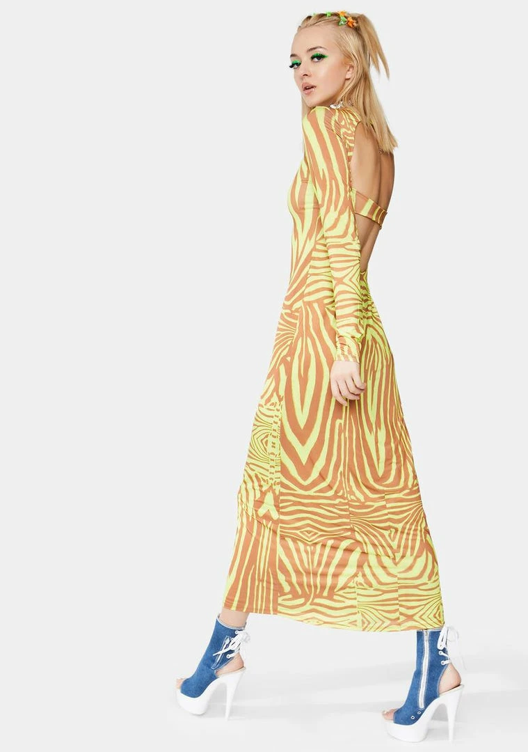 Best Pirce ๐คฉ AFRM Abstract Zebra Nollie ๐ Dress ๐ Dresses ๐ 4 AFRM Abstract Zebra Nollie Dress Dresses
