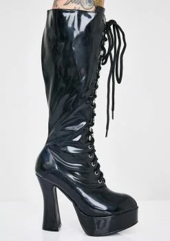 Ellie Shoes Boots & Booties Wicked Beverly Heels Baddie Platform Boots