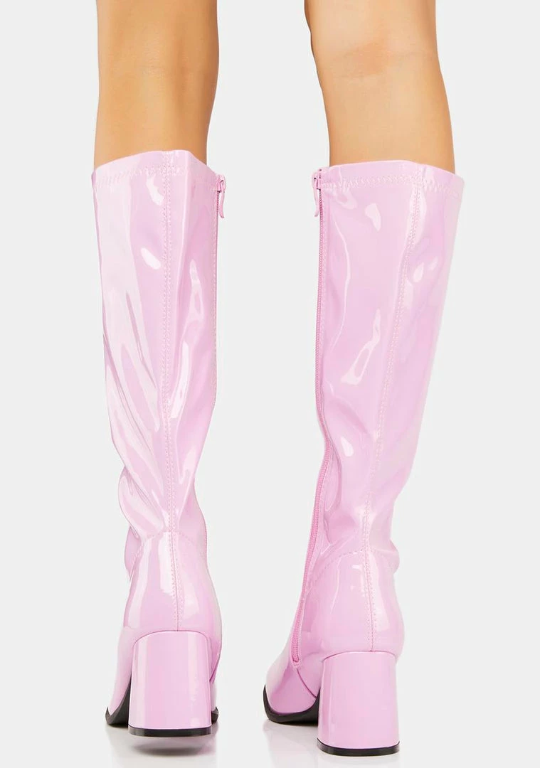 Hot Sale 🔥 Ellie 👟 Shoes Knee High 🥾 Boots Psycho 🍬 Candy Go-Go Baby 🥾 Boots 👍 5 Ellie Shoes Knee High Boots Psycho Candy Go-Go Baby Boots