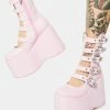 Ellie Shoes Baby High N Mighty Buckle Strap Platforms