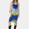 AFRM Dresses Night Halo Tie Dye Amina Maxi Dress
