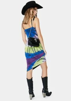 AFRM Dresses Night Halo Tie Dye Amina Maxi Dress