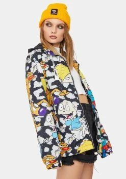 Members Only X Nickelodeon Mashup Windbreaker