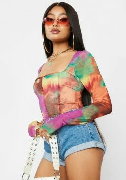AFRM Tops Summer Abstract Kona Tie Dye Top