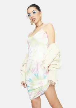 AFRM Blank Spiral Amina Tie Dye Maxi Dress Dresses