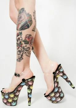 Ellie Shoes Platforms Ganja Babe Platform Heels