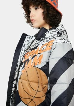 Members Only X Space Jam Puffer Jacket