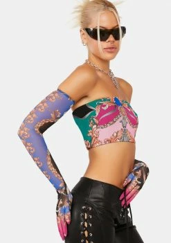 AFRM Baroque Print Steena Tube Top