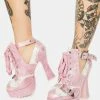 Ellie Shoes Rose Passion Filled Love Heels Platforms