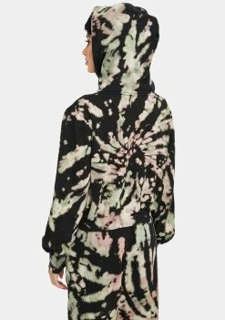 AFRM Earthy Tie Dye Sala Hoodie Tops
