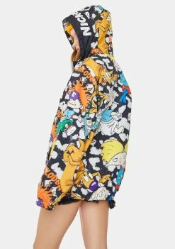 Members Only X Nickelodeon Mashup Windbreaker