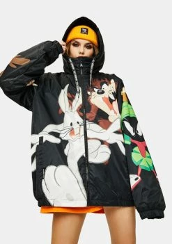 Members Only Tops Looney Toons Zip Up Hoodie