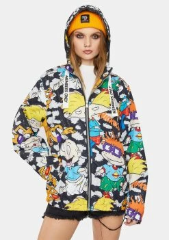 Members Only X Nickelodeon Mashup Windbreaker