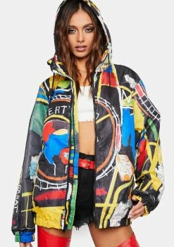 Members Only Outerwear Basquiat Liberty Windbreaker Jacket