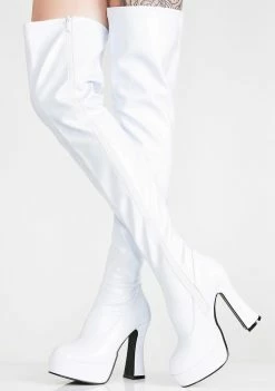 Ellie Shoes Icy Wicked Desire Platform Boots Boots & Booties