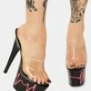 Ellie Shoes Platforms Heartbeat Racer Heels
