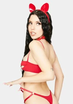 The End Lingerie Red It's My Life Thong Lingerie & Sleepwear