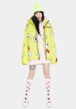 Members Only Nickelodeon Spongebob Puffer Outerwear