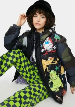 Members Only X Nickelodeon Mid Weight Puffer Jacket Outerwear