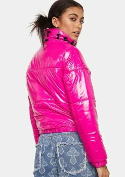 Members Only Puffer Jacket X Space Jam High Shine Puffer