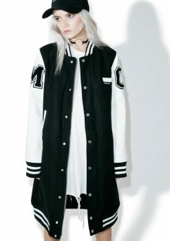 Members Only Long Varsity Jacket