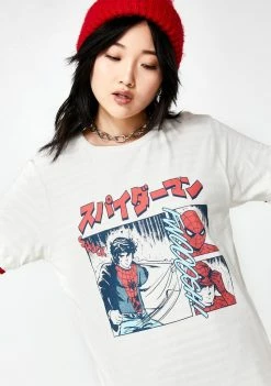 Impact Tops Spidey Sense Manga Graphic Tee