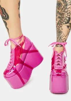 Ellie Shoes Diva Sunny Bunny Platform Oxfords Platforms